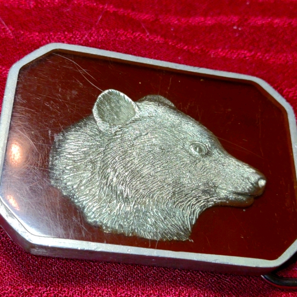 Vintage Bear Belt Buckle~JBGarton~Canada
